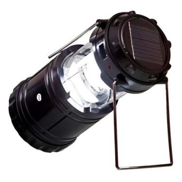 Imagem de Lampião Solar Led Recarregável Usb Camping Pesca Bivolt - NoBrand, Pre