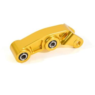 Imagem de Suporte de choque traseiro para Surron Light Bee X S/Segway X160 X260, acessórios de motocicleta Surron, suporte de absorção de choque traseiro reforçado para Sur Ron (dourado)