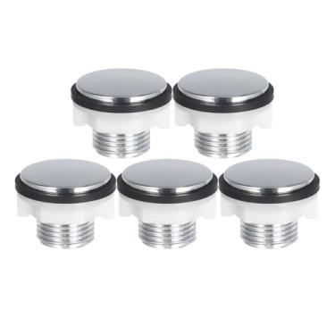 Imagem de Kuntesetty 5x Tampa de furo de pia de cozinha, plugue de tampa de furo de para banheira, esfregão de piscina, lavatório, vaso sanitário, tanque, entrada, Rosca de 21 Mm