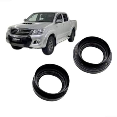 Imagem de Arca Retentor Diferencial Dianteiro para Toyota Hilux 3.0 2005+, Lado Direito e Esquerdo, 47x80x11x26mm e 47x69x11x26mm, com Garantia