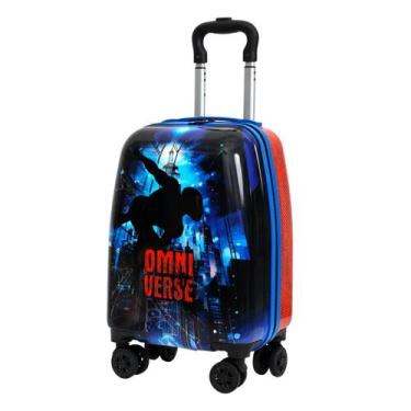 Imagem de Mala De Viagem Bordo Pequena Infantil Rodinhas 360 Cruzeiro, Vermelho,