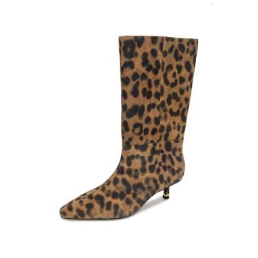 Imagem de Kenneth Cole New York Meryl feminina, Camurça leopar, 35