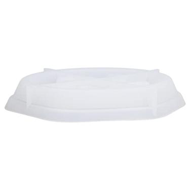 Imagem de KIMISS Molde de Resina de Silicone para Bandeja de Alimentos para Cães DIY - Design Personalizável do Alimentador de Animais para Alimentação Lenta, Promove a Saúde e Suprimentos Exclusivos de Filhotes (Molde de silicone para prato de comida de cachorro)