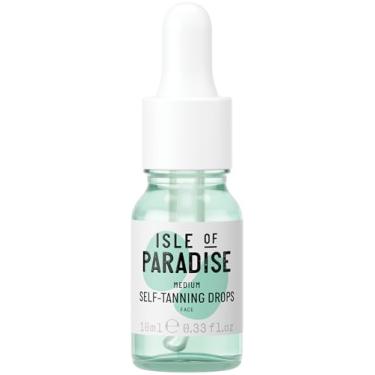 Imagem de Isle of Paradise Mini Natural Glow Self Tanning Face Drops - Médio - Gotas De Autobronzeador Com Correção De Cor Para Brilho Gradual - Vegano E Livre De Crueldade - 0,33 Fl. Oz