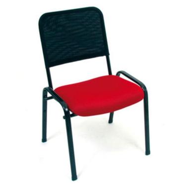 Imagem de Cadeira Fixa Empilhável Linha Tela Hotel Auditório Vermelho