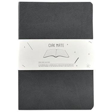 Imagem de Caderno Selection Varzi INTEMPO CIAK Mate listras cinza 15 x 21 cm