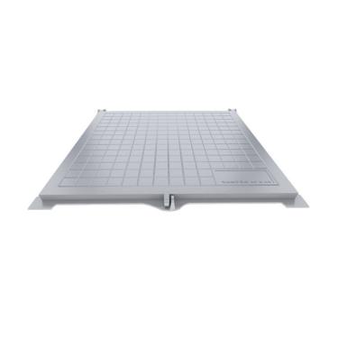 Imagem de Tampão Articulado S Rebaixo Passagem Inspeção Cinza 70x70cm