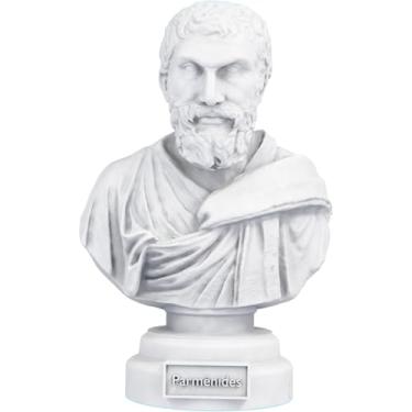 Imagem de Estátua Busto Parmênides de Eleia - Filósofo Grego (Mármore)
