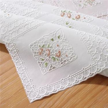 Imagem de Toalha de mesa floral de vinil para mesas de jantar, toalha de mesa retangular rústica de fazenda, elegante, vintage, flor 3D, toalha de mesa à prova d'água, para decoração de festa na cozinha, estilo