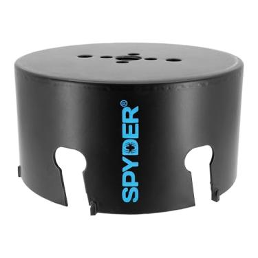 Imagem de Spyder Serra de furo com ponta de carboneto de 12 cm de diâmetro, para placa de fibra de cimento, madeira, PVC, plástico, bloco de concreto, azulejo de cerâmica e mais (600048CF)