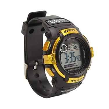 Imagem de Yctze Relógio Esportivo Digital LCD Eletrônico Luminoso Masculino para Esportes Ao Ar Livre - Relógio de Corrida e Atividade à Prova d'água Com Alarme e Recursos Multifuncionais (#1)