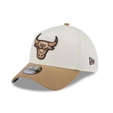 Imagem de BONE NEW ERA 39THIRTY A-FRAME CHICAGO BULLS NBA BRANCO-Masculino