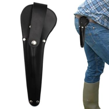 Imagem de Suporte de alicate para cinto, coldre de alicate de couro,Suporte de cinto coldre de tesoura de couro PU - Capa, bainha para tesoura de bordado, bainha para podador manual para tesouras, tesouras, po