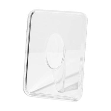 Imagem de WeiLaiKeQi Vaso de flores em formato de porta-retratos para mesa, peça central moderna em acrílico, vaso pequeno para festa, quarto, prateleira, decoração de