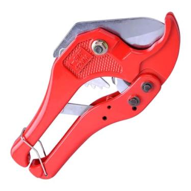 Imagem de Cortador Profissional de Tubos PVC, Alumínio, Vermelho, Capacidade 42mm, com Lâmina em Aço-Liga, Design Ergonômico, para HVAC/R e Encanamento
