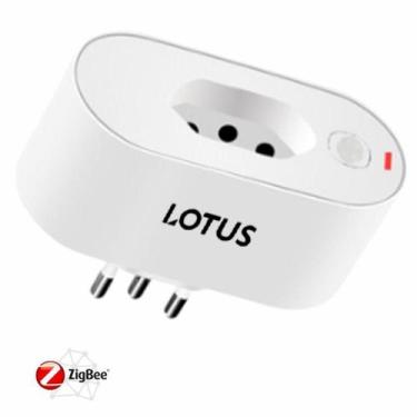 Imagem de Tomada Inteligente Zigbee - Branco 136/1 - Lotus
