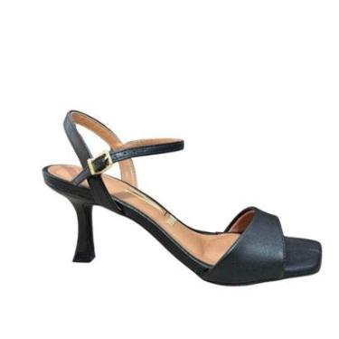 Imagem de Sandália Vizzano 6536.100 Feminina Salto Bico Quadrado-Feminino