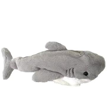 Imagem de Estojo Escolar de Pelúcia em Formato de Tubarão Hub Diário, Grande Capacidade, Porta Lápis, Presente Criativo Infantil e Juvenil