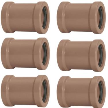 Imagem de Luva de Correr 40mm PVC Encanamento Conexão Kit 06 Un