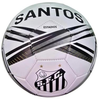 Imagem de Bola de Futebol Oficial Santos N5 Licenciada Original - Sportcom