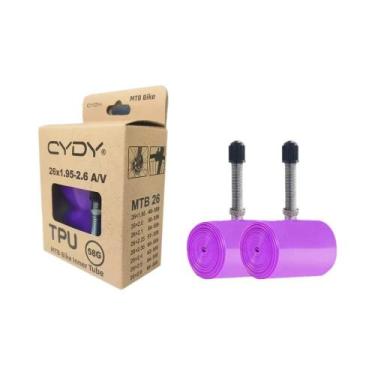 Imagem de Câmara De Ar Para Bicicleta MTB 29 26 27.5 29x1.95-2.6 Polegadas TPU V