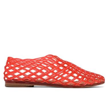 Imagem de VorisVina Sapatilhas De Balé Jelly Mesh Para Mulheres Adultas Sandálias Transparentes Jelly Hollow Beach Ballerina Jellies Shoes