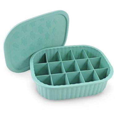 Imagem de Organizador De Gavetas, Meias, Calcinhas, Bijuterias C- 15 Divisórias Linha Loft Turquesa