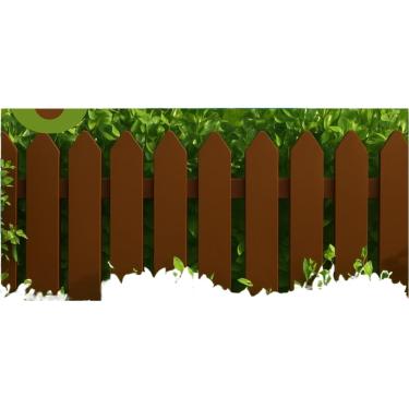 Imagem de Cercas Para Jardim — Cercas Decorativas De PláStico(MARROM)