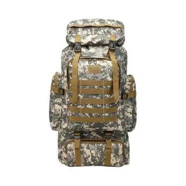 Imagem de Mochila Militar Camuflada Impermeável De Grande Capacidade Para Homens