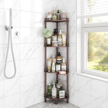 Imagem de Prateleira ELYKEN Corner Shower Caddy de 4 camadas de metal à prova de