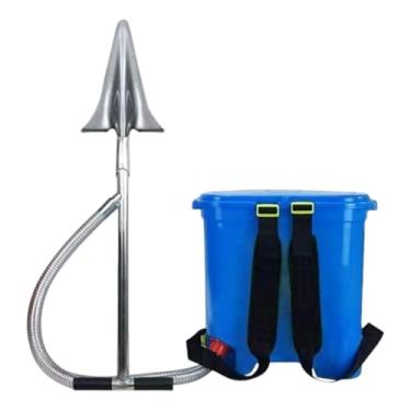 Imagem de RNXRZANK Espalhador de Fertilizantes para Transporte Nas Costas com Pá de Escavação, Capacidade de 25 Litros, Ideal para Pomares E Outras Culturas. Multiuso, R