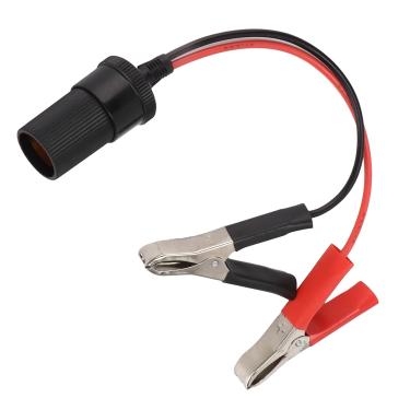 Imagem de Acouto Cabo de Braçadeira de Bateria de Carro Com Clipe de Extensão de Fio Isolado Isqueiro 12V-24V - Cabo de Reforço de Bateria, Carro Perfeito, Barco, RV e Muito Mais