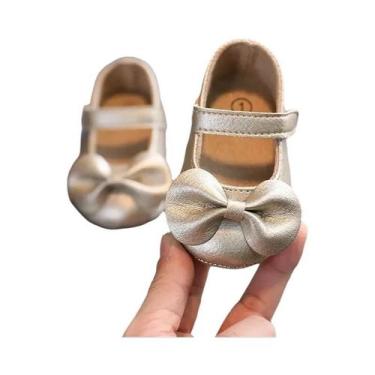 Imagem de Sapatos Mary Jane Leves E Antiderrapantes Para Meninas, Cor Sólida, Ca