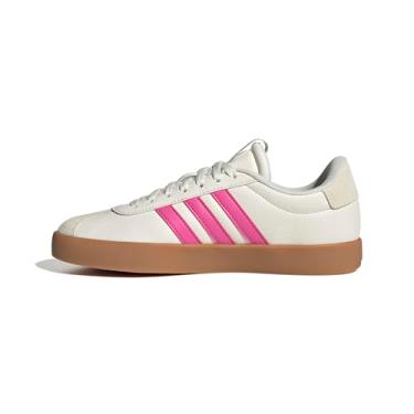 Imagem de adidas Tênis feminino VL Court 3.0, Branco/Pulse Magenta/Dourado Metálico, 36