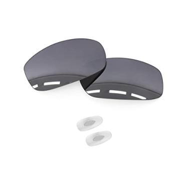 Imagem de Forobb Lentes de reposição polarizadas e peças de nariz para óculos de sol RayBan RB3445-61 mm - Irídio cromado - policarbonato polarizado