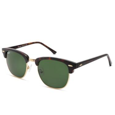 Imagem de Gafas de Sol Pro Acme Semi-Aro Cuadradas con Lentes de Vidrio 100%