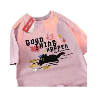 Imagem de Camisetas Pretas Para Pais E Filhos, Camisetas De Algodão Casual De Ve