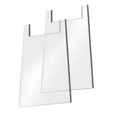 Imagem de TOPINCN Espaçador de sofá, Rolha de Parede de Móveis, Evita Danos à Parede 2 Peças de Acrílico Transparente Com Base Antiderrapante para Proteção de Armário de Sofá-cama