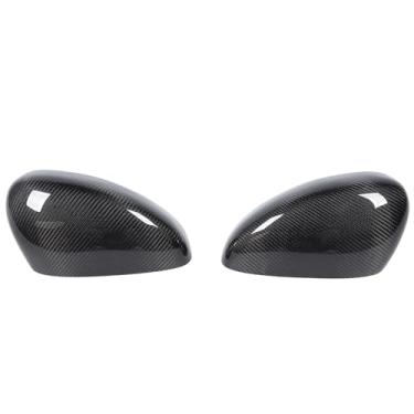 Imagem de aqxreight Capa de Espelho de Fibra de Carbono Leve Melhora a Estabilidade de Passeio Capa de Espelho de Porta de Lateral para Carros Tampa de Carcaça de Retrovisor Guarnição de Tampa de Lateral