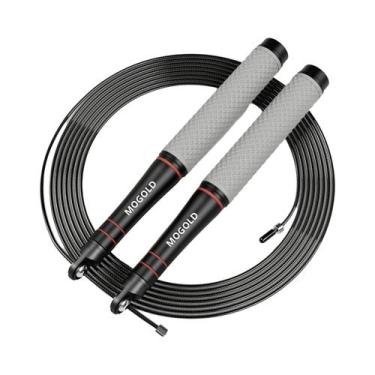Imagem de Corda De Pular Silenciosa Ajustável Com Cabo De Aço De Alta Elasticida