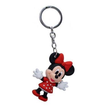 Imagem de Chaveiro Silicone Bonequinha Minnie Mouse 6cm - Disney, Minnie