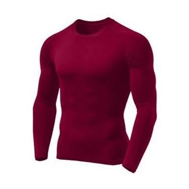 Imagem de Camisa Térmica Masculina Proteção Uv 50+ Segunda Pele Camiseta Blusa M