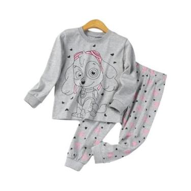 Imagem de Conjunto De Pijamas De Manga Longa Para Meninos E Meninas PAW Patrol P