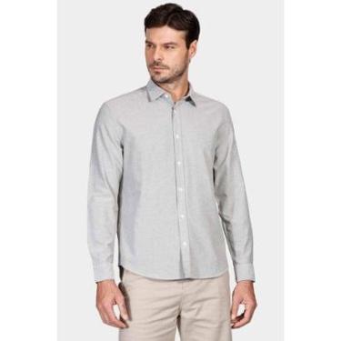 Imagem de Camisa Aramis Regular Oxford Verde Militar-Masculino