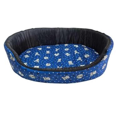 Imagem de Cama Pet Modelo para Cachorro ou Gato – Caminha Confortável e Aconchegante(Azul,N°4 62cmX46cm)