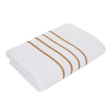 Imagem de Kit 7 Toalhas de Rosto 45x70cm Algodão Macias Felpudas Absorventes Uso Diário Banheiro Higiene Conforto (Branca,APENAS 1 TOALHA)