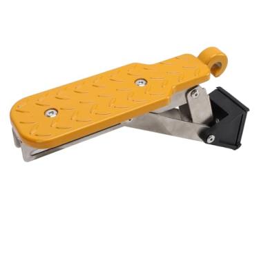 Imagem de aqxreight Pedal Dobrável para Porta de Carro - Plataforma de pé Duplo Estável para Acesso Ao Teto de Caminhão SUV - Construção Metálica - Laranja Brilhante para Visibilidade - Fácil Armazenamento e
