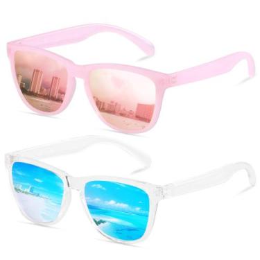 Imagem de Gafas de sol ANDWOOD espejadas con protección UV400 para mujer/hombre