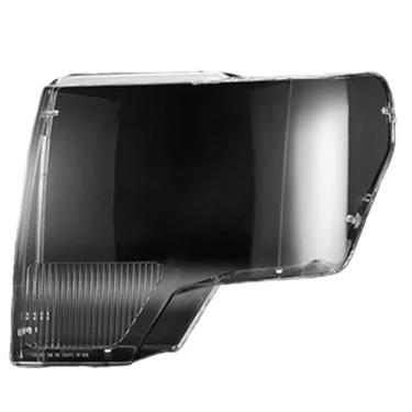 Imagem de Compatível com ford F-150 2009~2014 f150 substituição transparente faróis escudo abajur transparente capa lente máscaras de vidro luz(1 Pair)