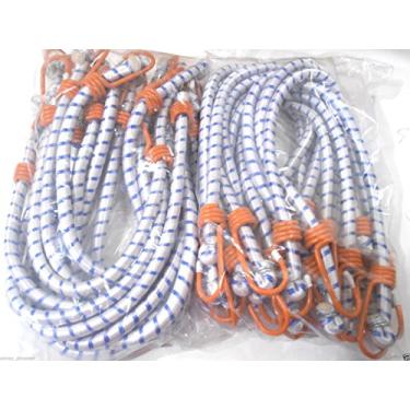 Imagem de Jonyandwater (24) 91,4 cm (3 pés) Cabo elástico laranja resistente TIE Down STRAP-24 PC. Conjunto Supplier_id_savey_Shopper_27141987253734